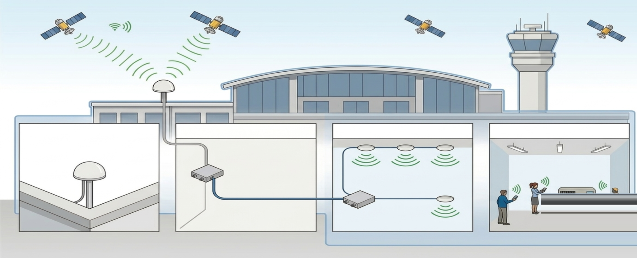 How GPS Coverage is Extended Inside Buildings and Enclosed Spaces