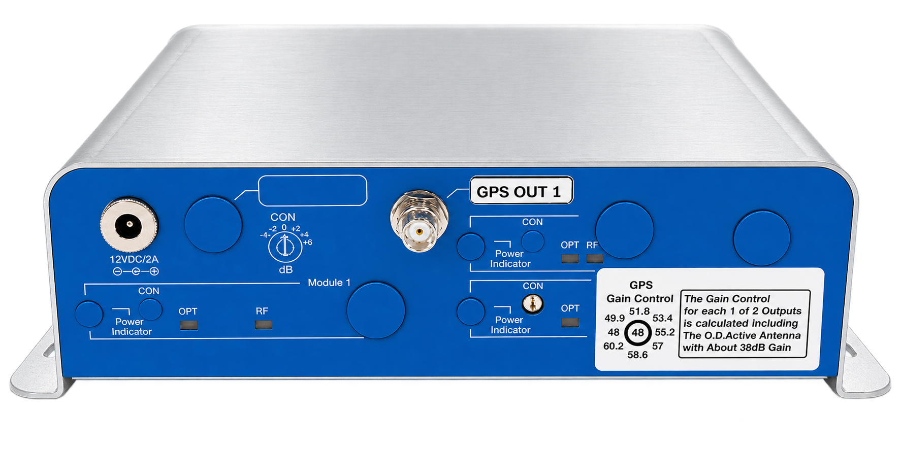 Compact GNSS Optical Link Receiver – Single RF Output
