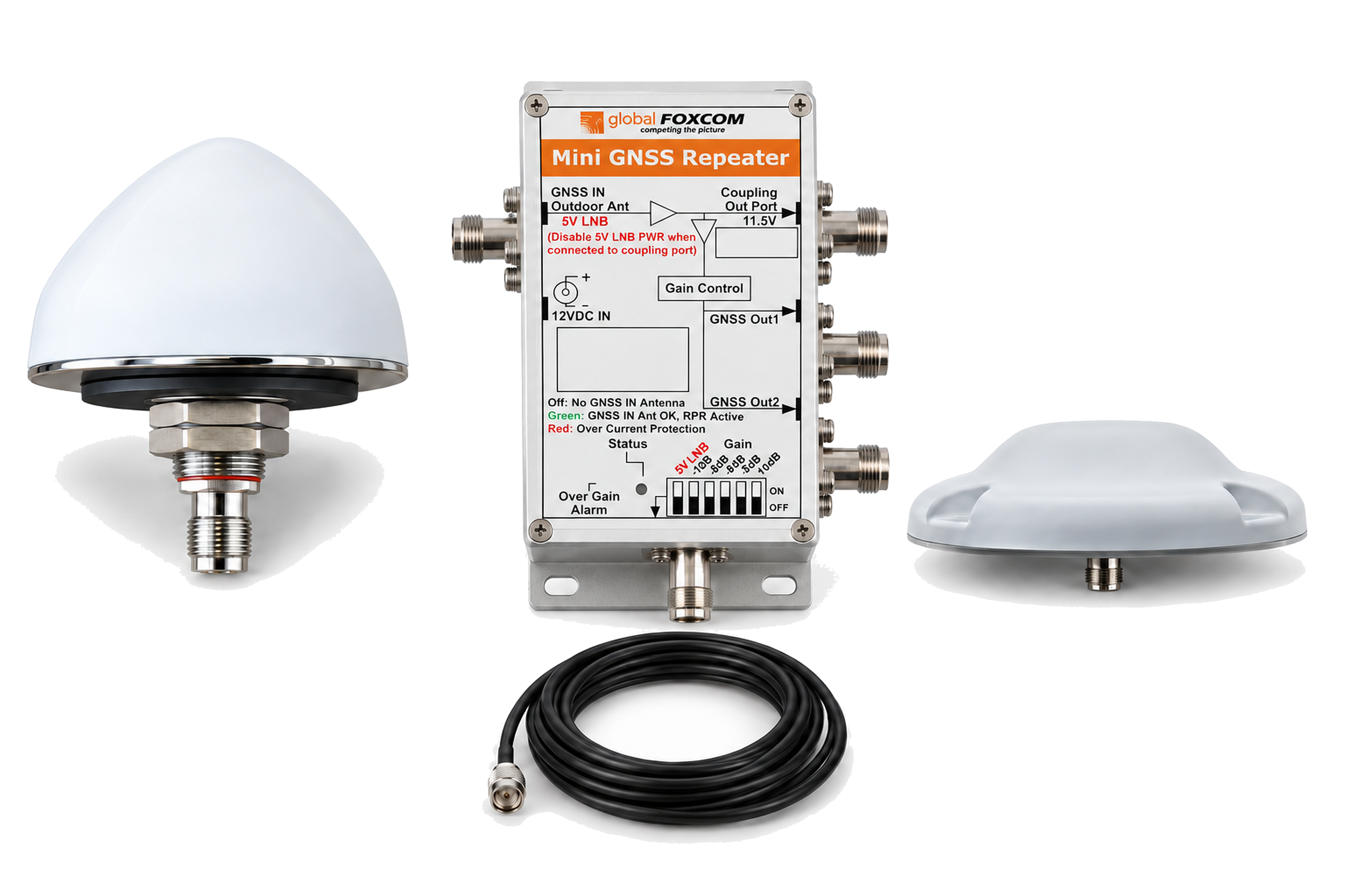 Mini GNSS L1 Dual-Zone Repeater Kit