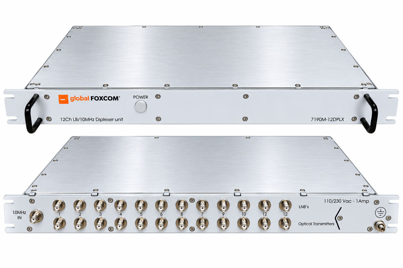 12-Channel Diplexer—L-Band & 10 MHz
